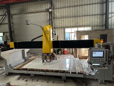 Cortador De Ponte 5+1 Eixos Para Mármore E Granito